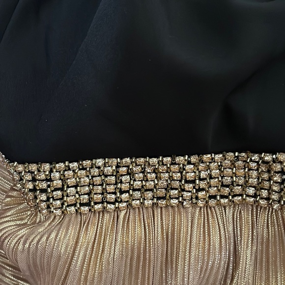 Ieena for Mac Duggal 26541 ONE SHOULDER LAYERED METALLIC RUFFLE GOWN - Picture 16 of 17